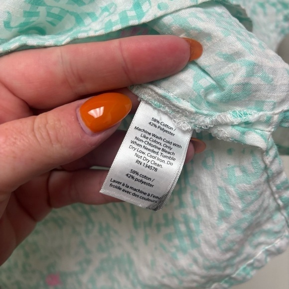 Vineyard Vines Sea Life Kn Gingham Tunic - Picture 10 of 12